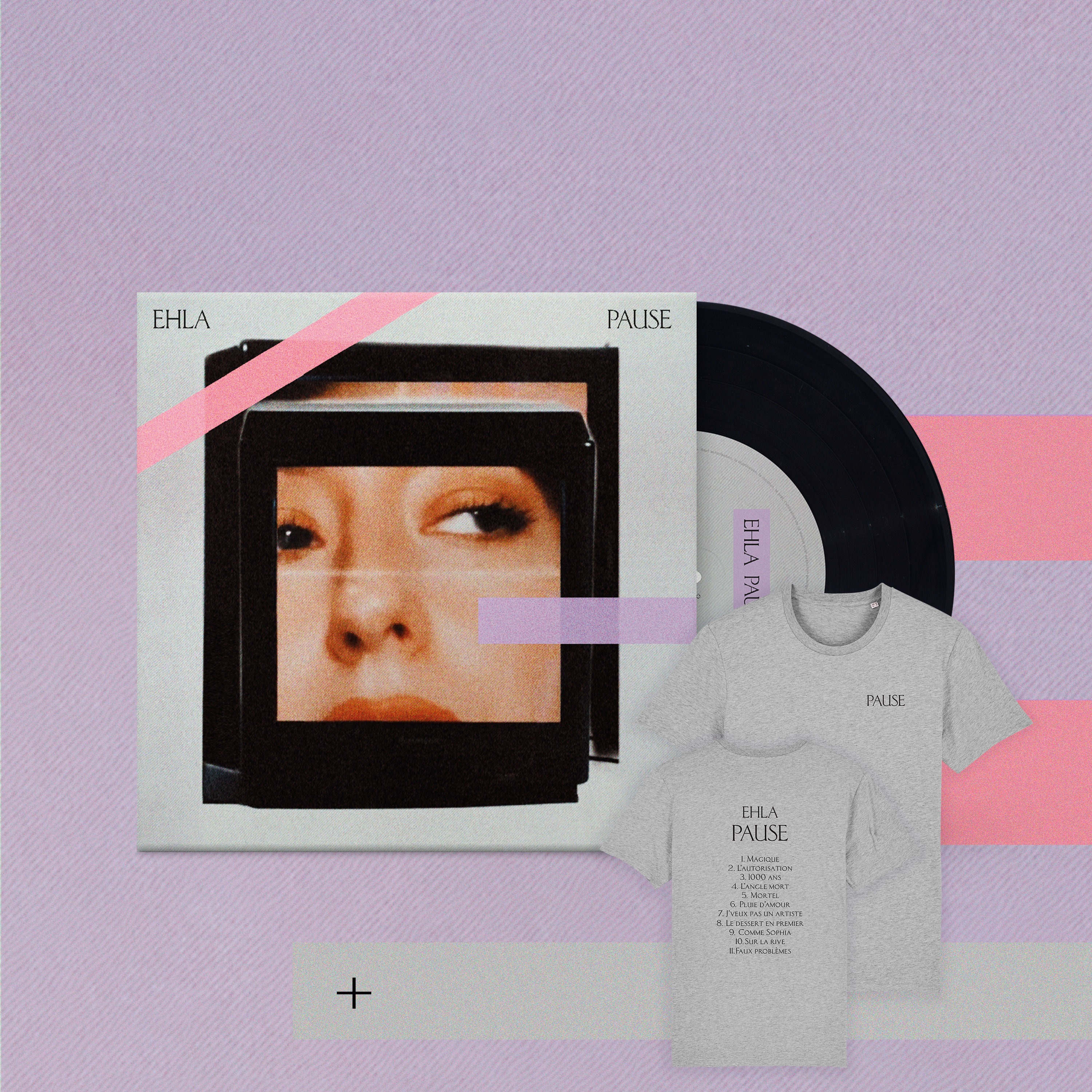 Vinyle + T-shirt « PAUSE »